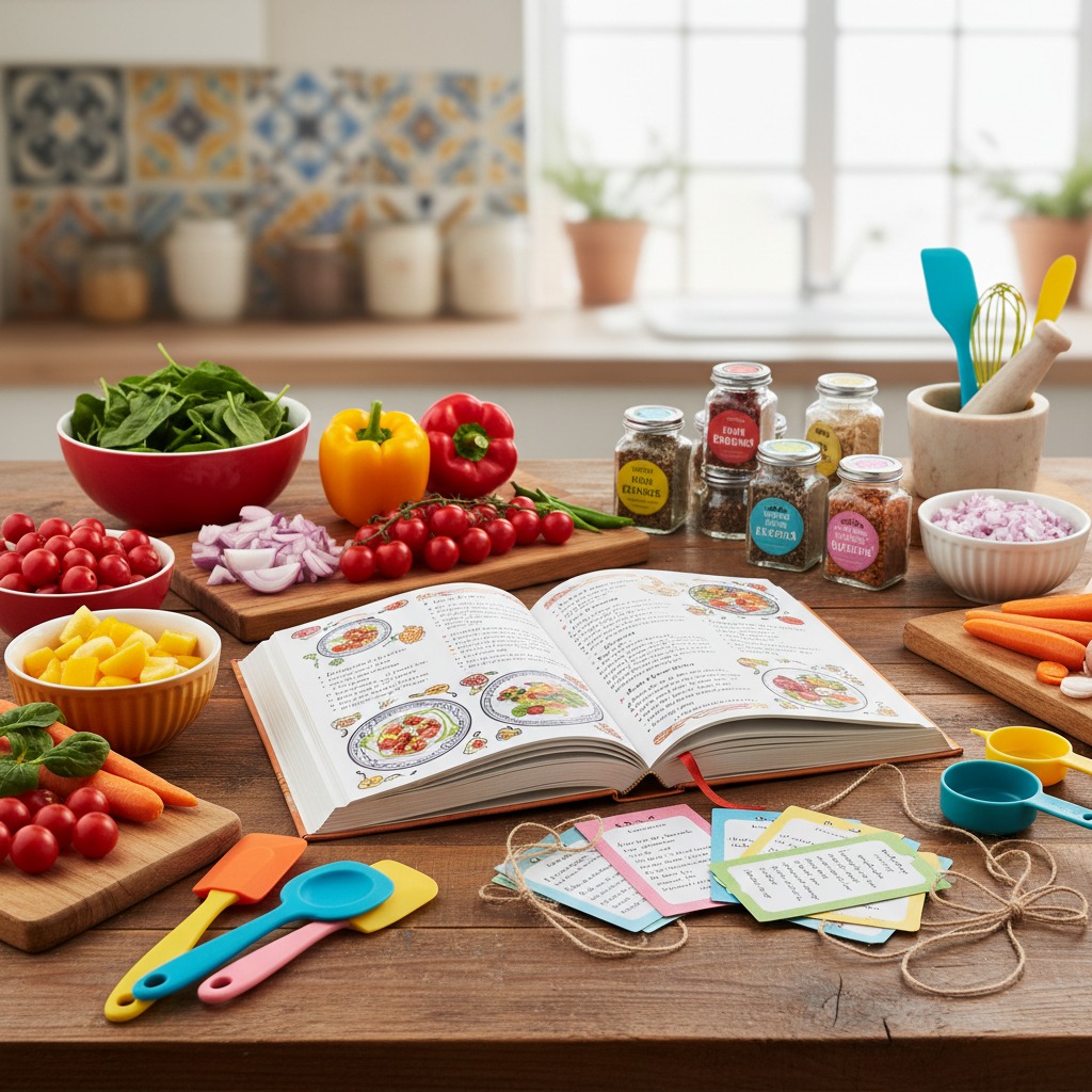 Värikäs kuva reseptistä